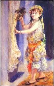 Qui a peint 'L'enfant  l'oiseau (Mlle Fleury en costume algrien)' ?
