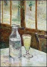 Qui a peint Verre d'absinthe et carafe ?