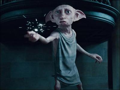 Dans le Manoir des Malefoy, Dobby sauve Harry et ses amis et désarme Narcissa. De quoi Bellatrix traîte alors cet elfe ?