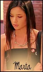 Qui Marta voit elle en tout premier  l'cole ?