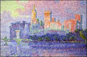 Qui a peint Le palais des papes  Avignon ?