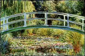 Qui a peint Le pont japonais ?