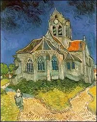 Qui a peint L'glise d'Auvers sur Oise ?