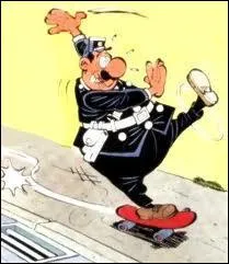 Comment se nomme cet agent de police, hros de BD gaffeur et dbonnaire cr par Daniel Kox et Raoul Cauvin ?