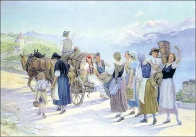 Mme question pour cette scne bucolique qui se droule  Aigle. CLIQUEZ sur l'image)