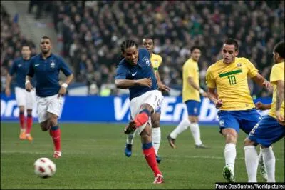 La France connat un succs de prestige face au Brsil en fvrier 2012 1-0 grce  un but...
