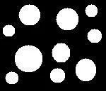 Combien de points blancs voyez-vous ?