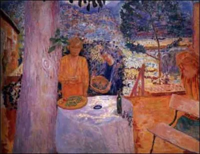 Qui a peint 'La terrasse  Vernon' ?