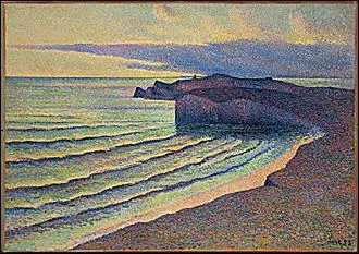 Qui a peint 'Bord de mer en Normandie' ?