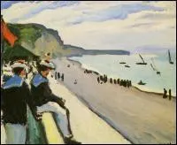 Qui a peint 'La plage de Fcamp' ?