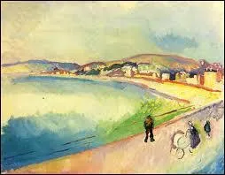 Qui a peint 'La plage de Sainte Adresse' ?