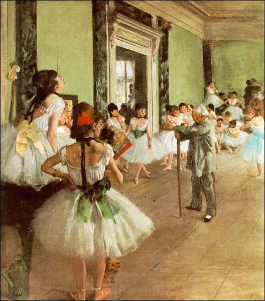 Qui a peint ce tableau intitulé ' La classe de danse' ?