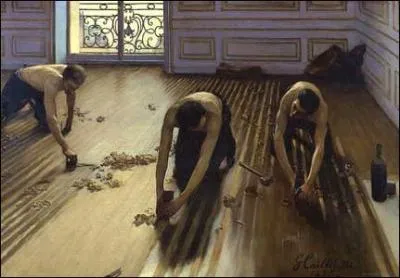 Qui a peint ce tableau intitul ' Les raboteurs de parquet' ?