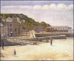 Qui a peint 'Port-en-Bessin, le pont et les quais' ?