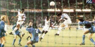 1993, 1/4 de finale retour de la Coupe de l'UEFA entre le PSG et le Real. D'un coup de tte magistral  l'issue du temps rglementaire, il envoie les siens en demi-finale.
