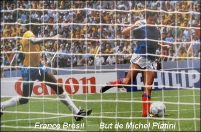 1986, quart de finale de la Coupe du monde entre la France et le Brsil. Qui galise pour la France lors de ce somptueux match ?