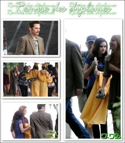 Qui n'est pes venu  la fte de la remise des diplmes, et pourquoi ?