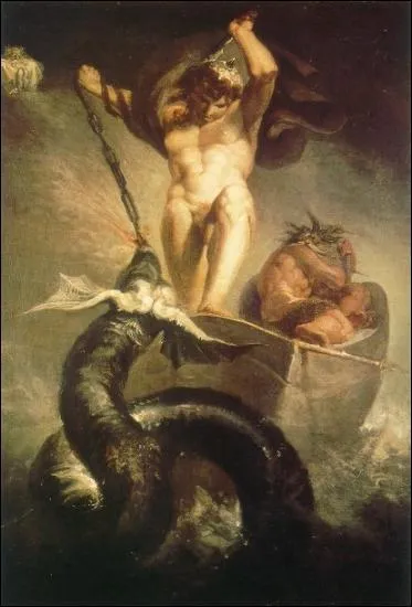 Frre des deux prcdents, Jormungan est un monstre qui vit aux fond des eaux et entoure le monde pour assurer sa stabilit. Jormungan est plus prcisment... ?