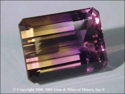 Comment s'appelle cette variet de quartz compose d'un mlange de citrine et d'amthyste ?