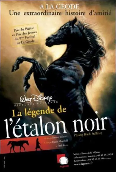 Te rappelles-tu du nom de l'Etalon noir ?