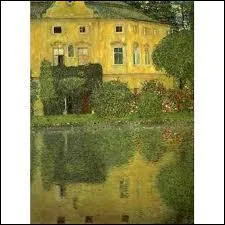 Quel peintre autrichien a ralis 'Etang au chteau Kammer sur l'Attersee' ?
