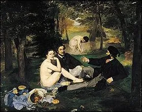 Qui a peint : 'Le djeuner sur l'herbe' ?