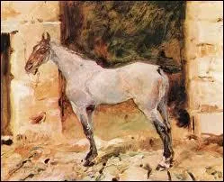 Qui a peint Cheval attach ?