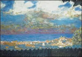 Quel peintre du mouvement des Nabis a ralis ' Ciel d'orage sur Cannes ' ?