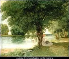 Quel peintre posa rgulirement son chevalet dans un atelier de plein air et ralisa ' La Charente  Port-Berteau ' ?