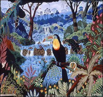 Est-ce Henri Rousseau qui a peint Toucan au bec carn ?