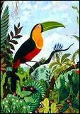 Est-ce Henri Rousseau qui a peint Toucan au ventre rouge ?