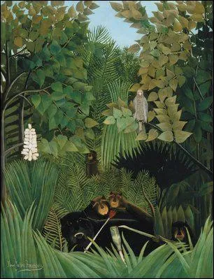 Est-ce Henri Rousseau qui a peint Joyeux farceur ?