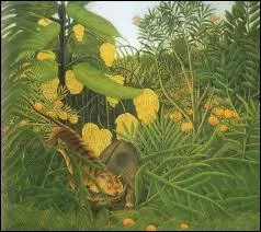 Est-ce Henri Rousseau qui a peint 'Le combat du tigre et du buffle' ?