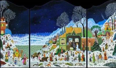 Est-ce Henri Rousseau qui a peint Triptyque de la nativit ?