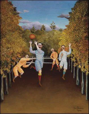 Est-ce Henri Rousseau qui a peint Joueurs de Foot ?
