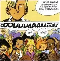 Lors de la crmonie des mariages, avec qui doit aller Saul ?