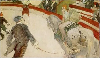 Henri de Toulouse-Lautrec : 'Au cirque ... : l'cuyre'.