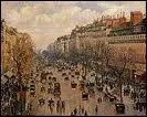 Camille Pissarro : 'Boulevard ... , aprs-midi de soleil'.
