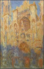 Claude Monet : 'La cathdrale de ... : effet de soleil couchant'.
