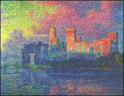 Qui a peint Chteau des Papes  Avignon ?