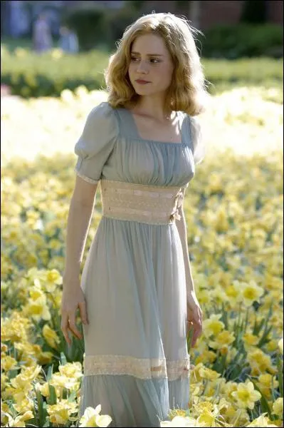 Dans quel film Alison Lohman est-elle vtue d'une trs jolie robe printanire au milieu des jonquilles ?