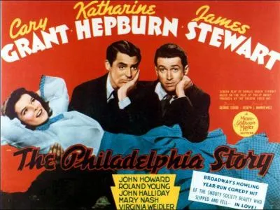 Dans quel film ayant pour titre original 'The Philadelphia Story', Katharine Hepburn fait-elle tourner la tte de Cary Grant et de James Stewart ?