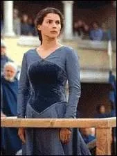 Dans quel film peut-on voir Julia Ormond dans cette trs belle robe bleue  buste de velours ?