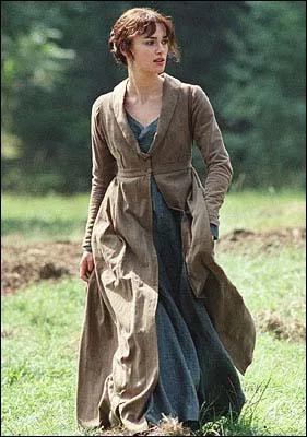 Dans quel film, adaptation du plus clbre roman de Jane Austen, Keira Knightley porte-t-elle cette robe trs simple mais pourtant jolie ?