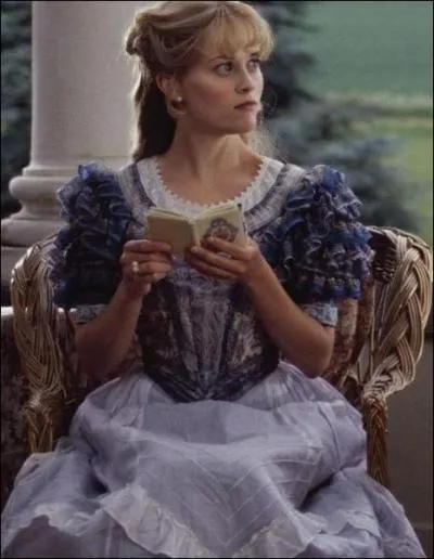 Dans quelle comdie adapte d'une pice d'Oscar Wilde Reese Witherspoon est-elle habille en bleu ?