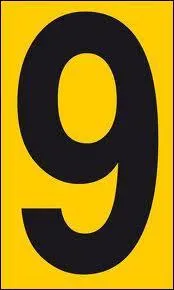 Comment dit-on 9 en anglais ?