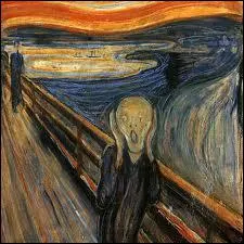 Edvard Munch, ' Le cri ' :