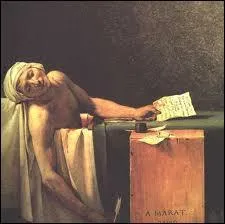Jacques-Louis David, ' La mort de Marat ' :