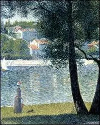Georges Seurat , ' La Seine  Courbevoie ' :