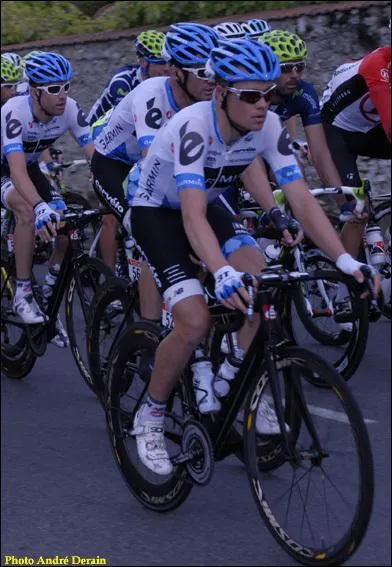 Un Garmin-Cervlo. La meilleure quipe du Tour. Mais qui est ce coureur ?